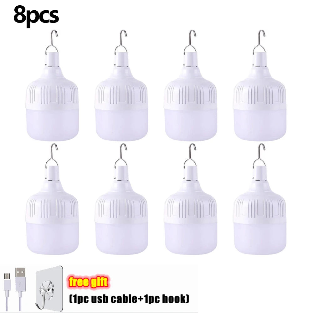 USB Rechargeable Camping Light Bulb